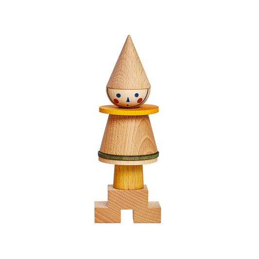 Дървена детска играчка за нанизване No.01 - Wooden Story