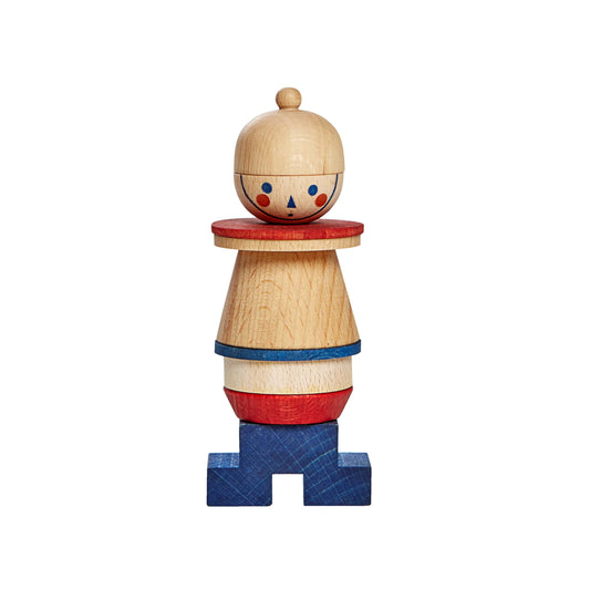 Дървена детска играчка за нанизване No.02 - Wooden Story