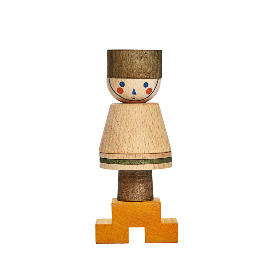 Дървена детска играчка за нанизване No.03 - Wooden Story