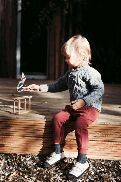 Дървена детска играчка Винтидж акробат момче - Wooden Story