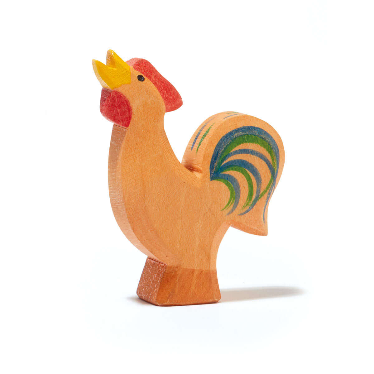 Бременските музиканти - 4 дървени фигурки - Ostheimer Петле - Bremen Rooster - Ostheimer