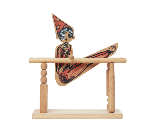 Дървена детска играчка Винтидж акробат момиче Wooden Story