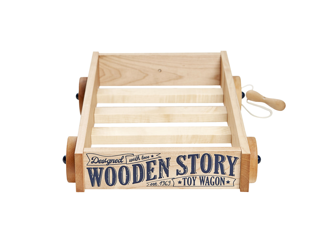 Дървена количка - Wooden Trolley - Wooden Story