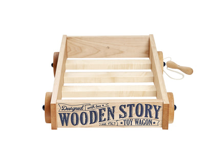 Дървена количка - Wooden Trolley - Wooden Story