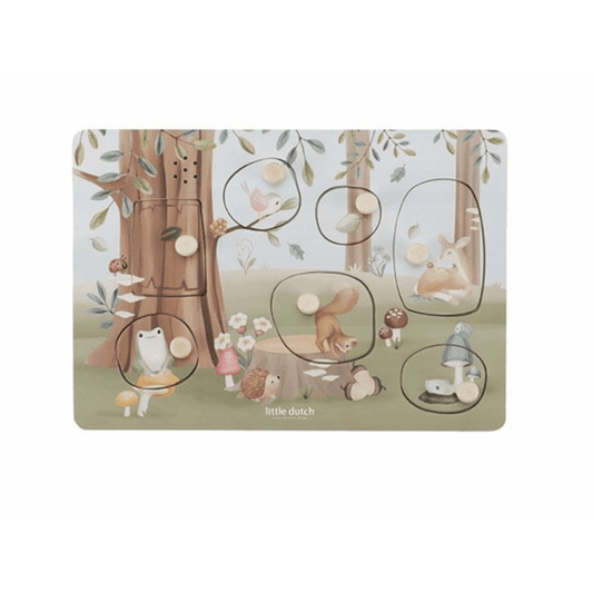 Дървен Музикален Пъзел Forest Friends - Little Dutch