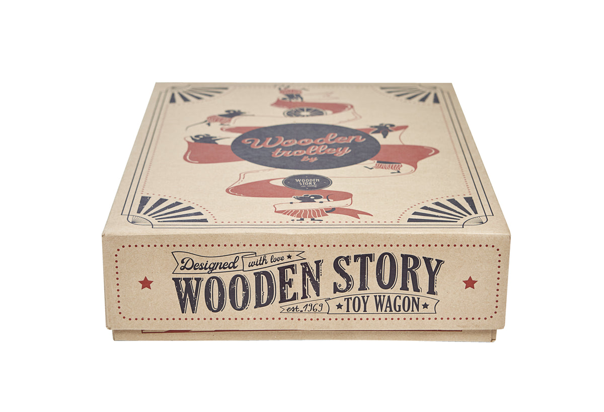 Дървена количка - Wooden Trolley - Wooden Story