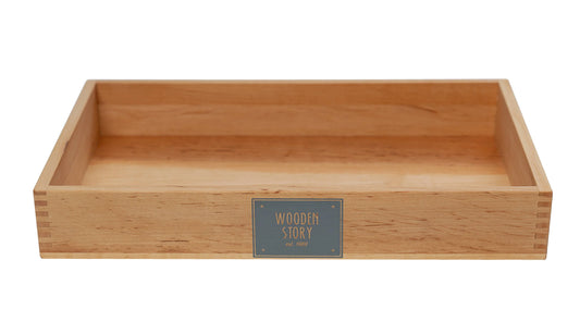 Дълбок поднос за Монтесори занимания - Montessori tray - Wooden Story