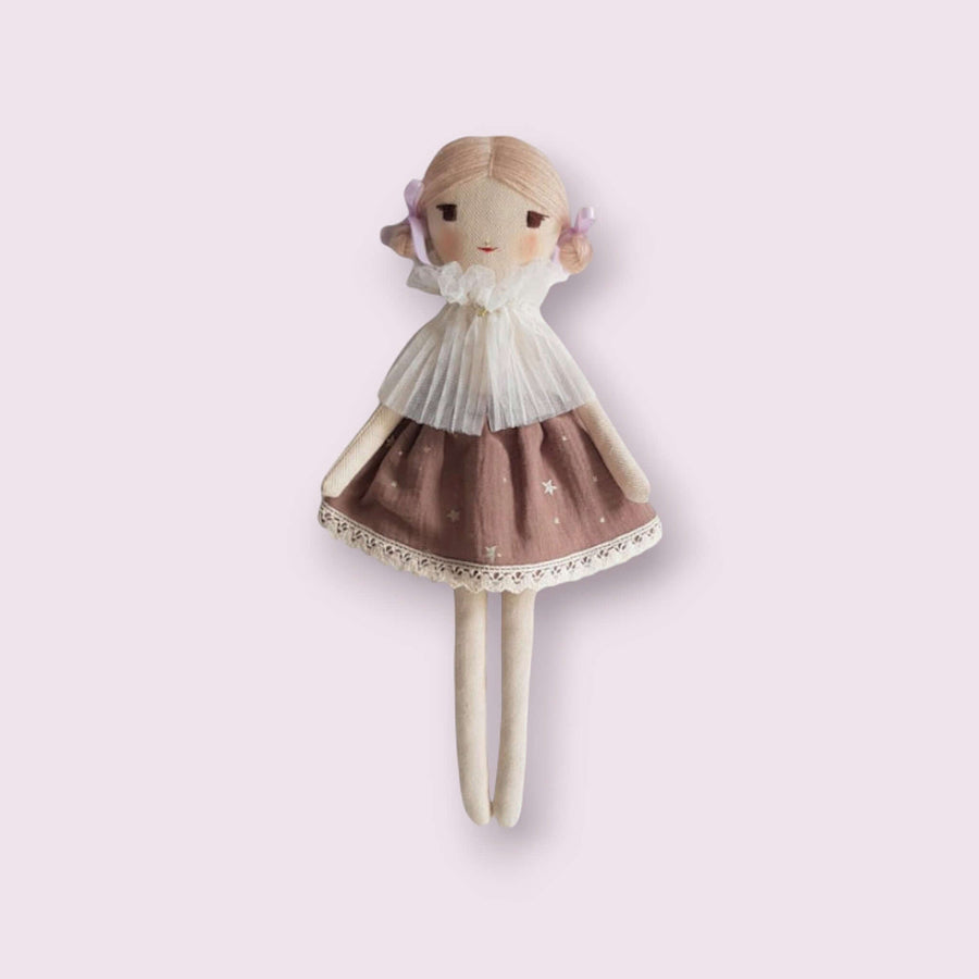 Детска играчка ръчна изработка Мека кукла Адел - Mari Dolls