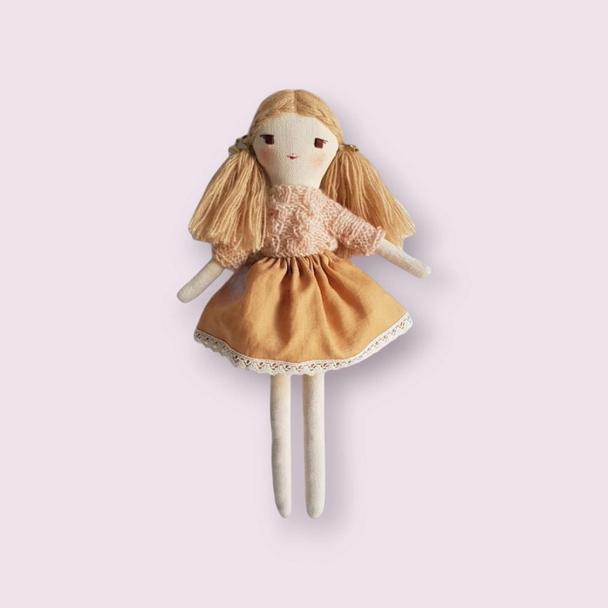 Детска играчка ръчна изработка Мека кукла Алис - Mari Dolls