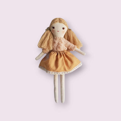 Детска играчка ръчна изработка Мека кукла Алис - Mari Dolls