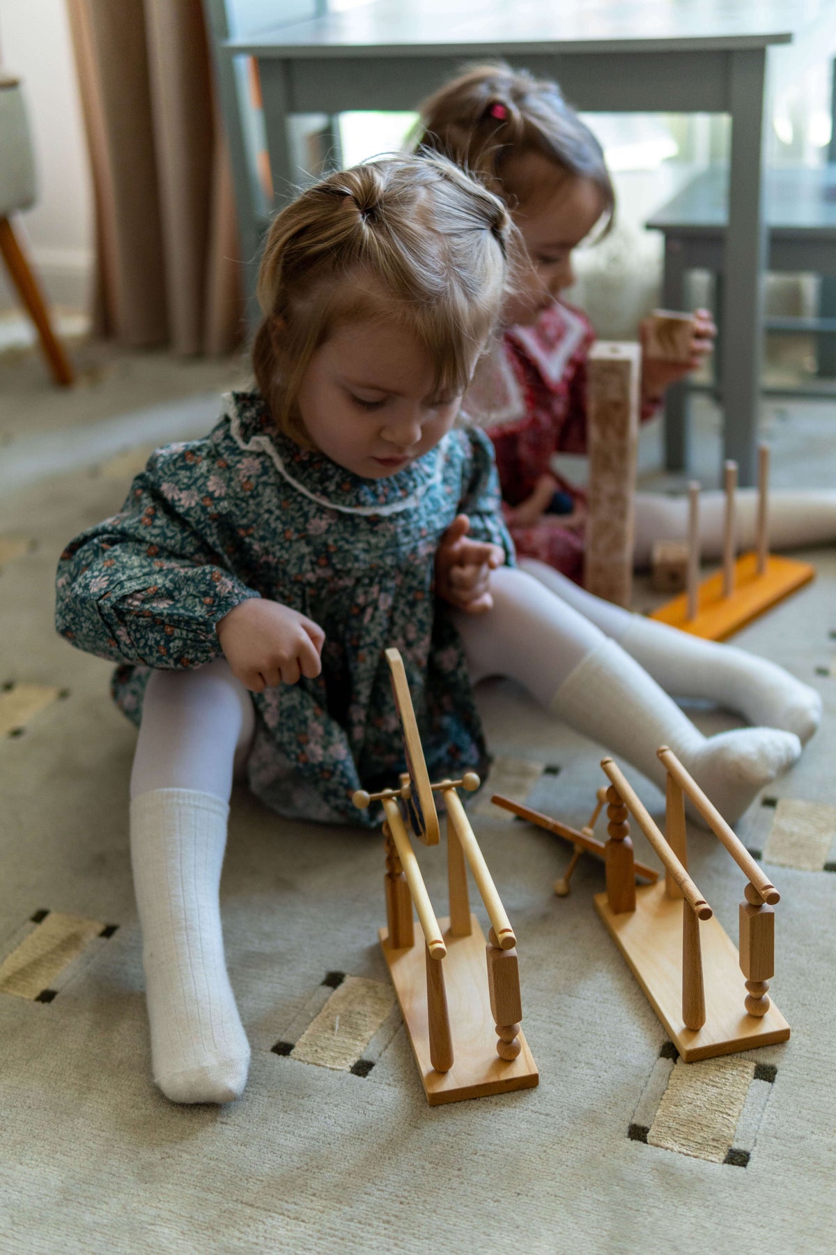 Дървена детска играчка Винтидж акробат момче - Wooden Story