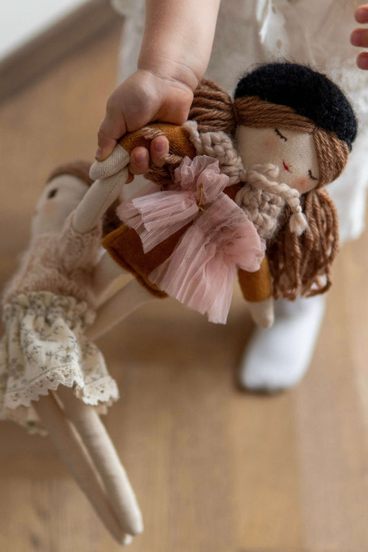 Кукла Рози Парижанка ръчна изработка - Mari Dolls