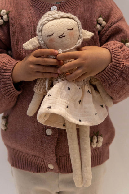 Кукла Овчица Антонела ръчна изработка - Mari Dolls