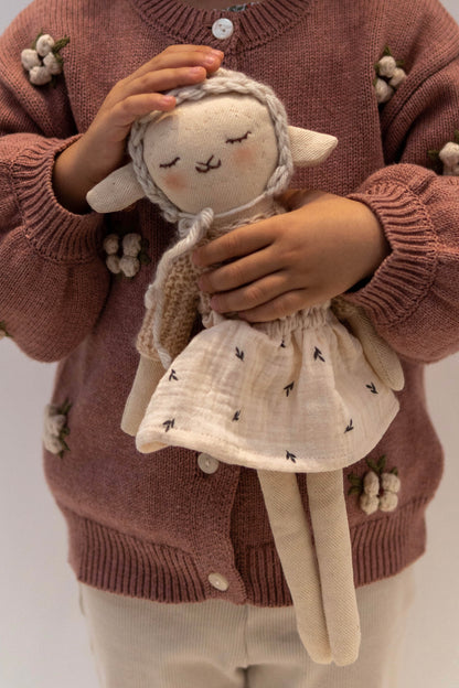 Кукла Овчица Антонела ръчна изработка - Mari Dolls