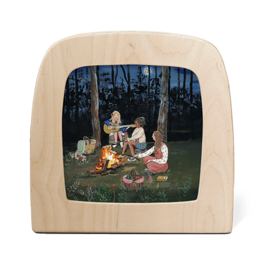 Gwen's Illustrations - Campfire Nights Silhouette