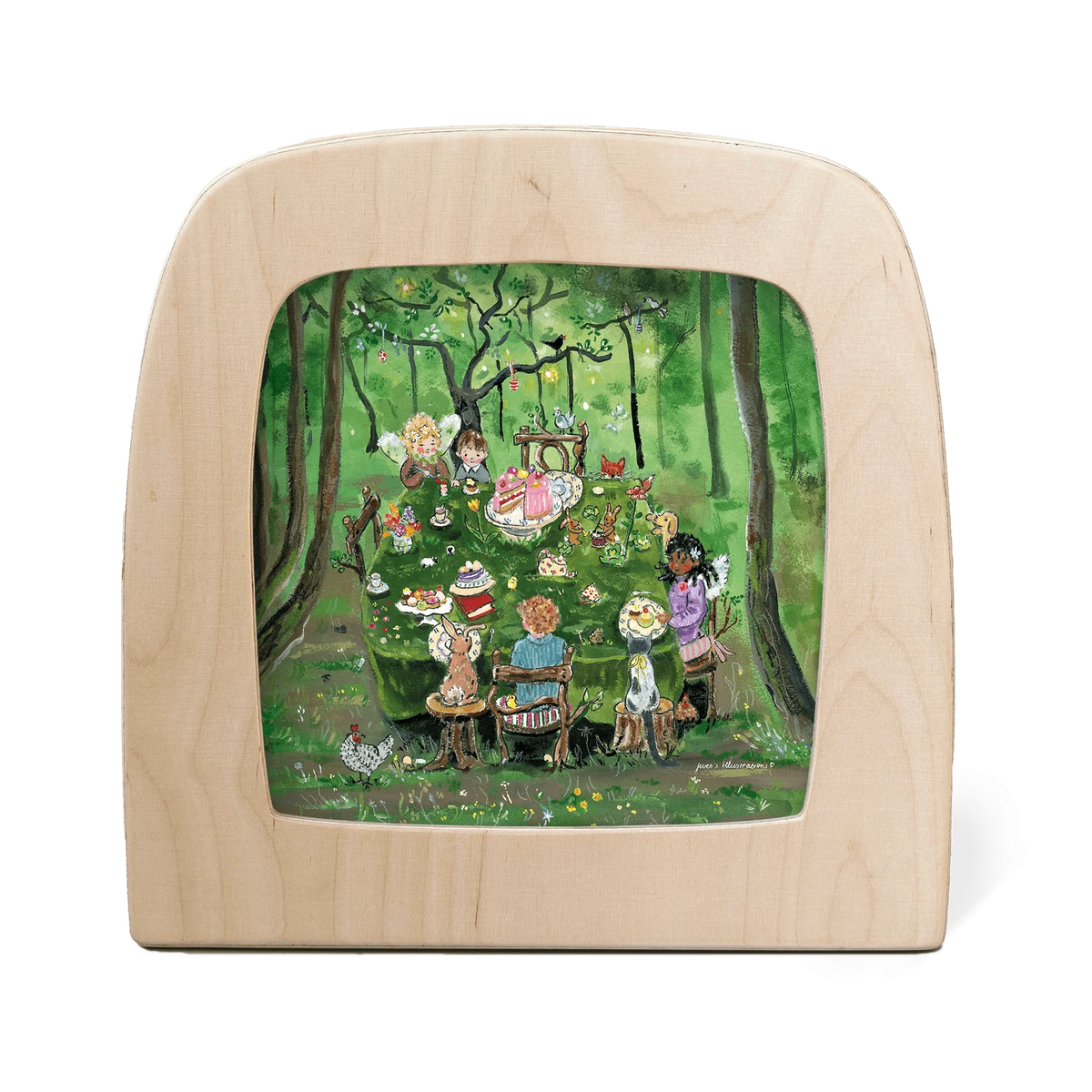 Gwen's Illustrations - Forest Tea Party Silhouette