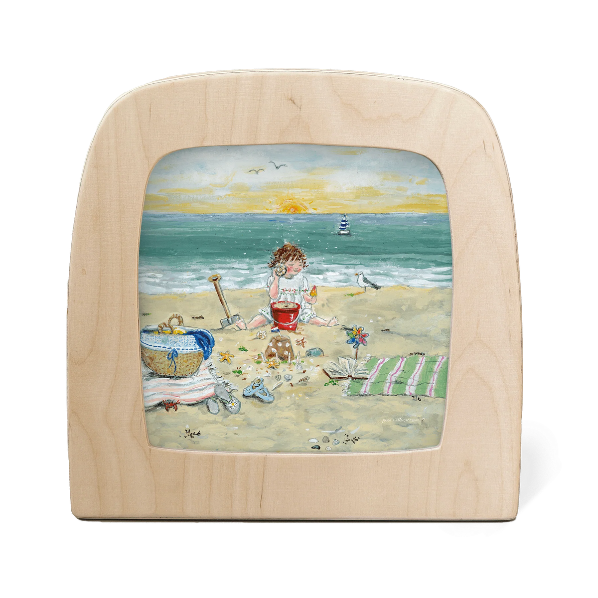 Gwen's Illustrations - I hear the Sea Silhouette