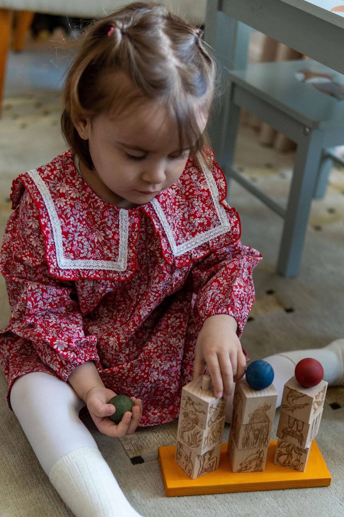 Дървена детска играчка за нареждане - Сънища - Wooden Story