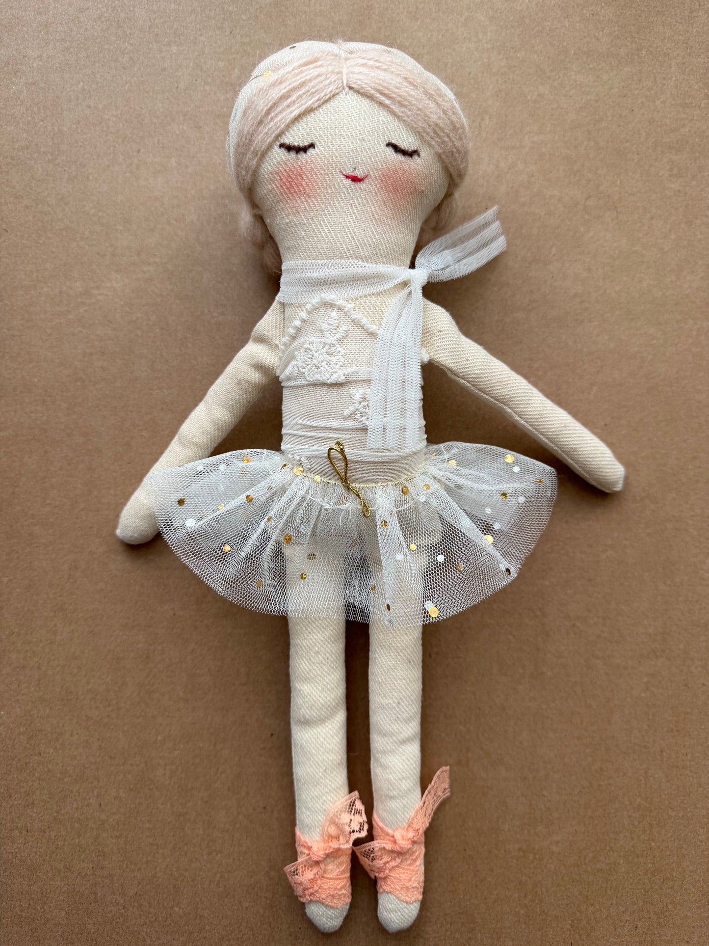 Кукла Анна Балерина ръчна изработка - Mari Dolls