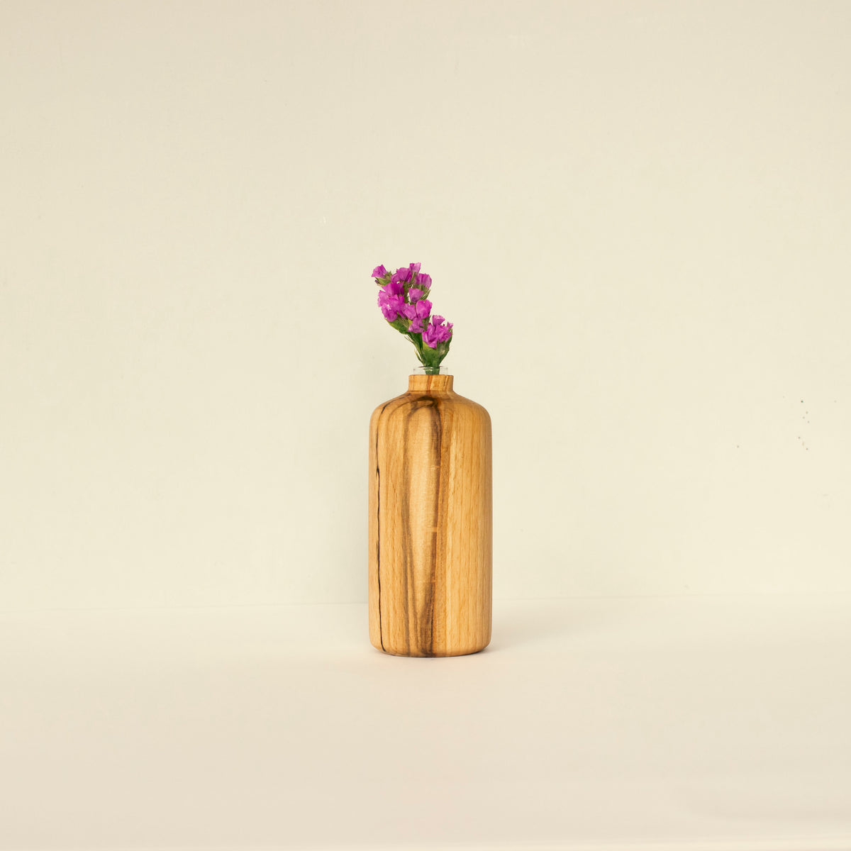 Декоративна ваза (със стъклен съд) - Tiny flower pot No.03 - Wooden Story