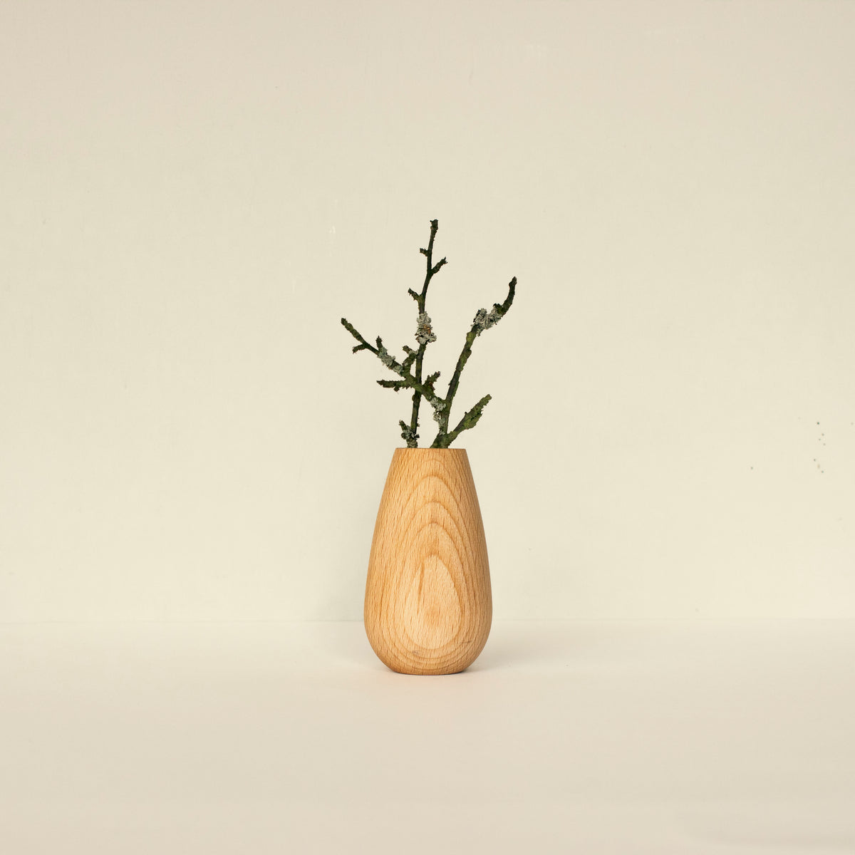 Декоративна ваза (със стъклен съд) - Tiny flower pot No.02 - Wooden Story