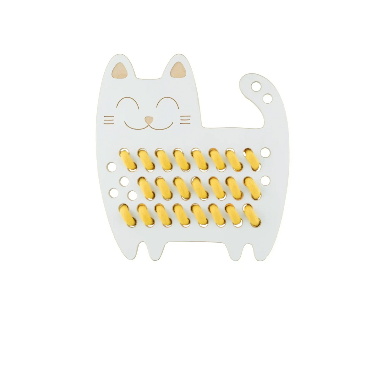 Дървена играчка за низане - Котето Софи - Milin
