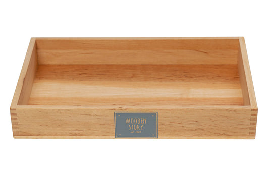Дълбок поднос за Монтесори занимания - Montessori tray - Wooden Story