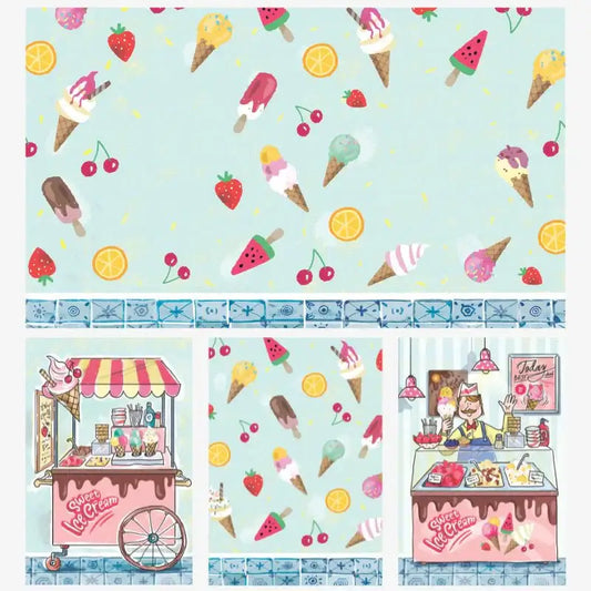 Тапет голям сет - The Ice Cream Shop - The Storyhouse