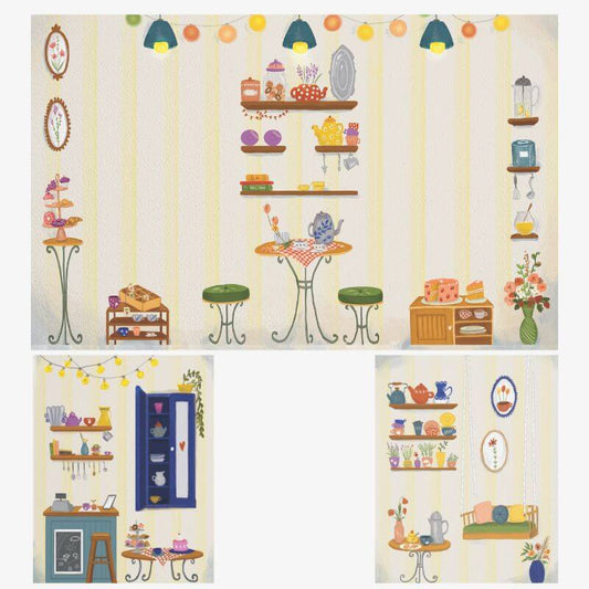 Тапет малък сет - Teas and Cakes - The Storyhouse